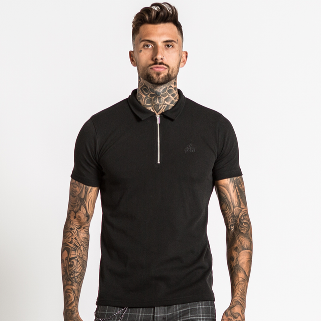 Gatten Polo Shirt - Black