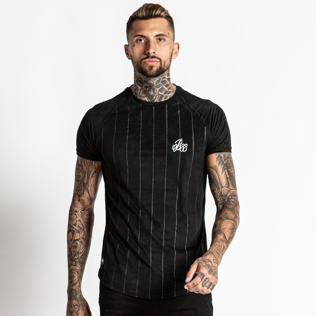 Boulevard Suede Tee - Black