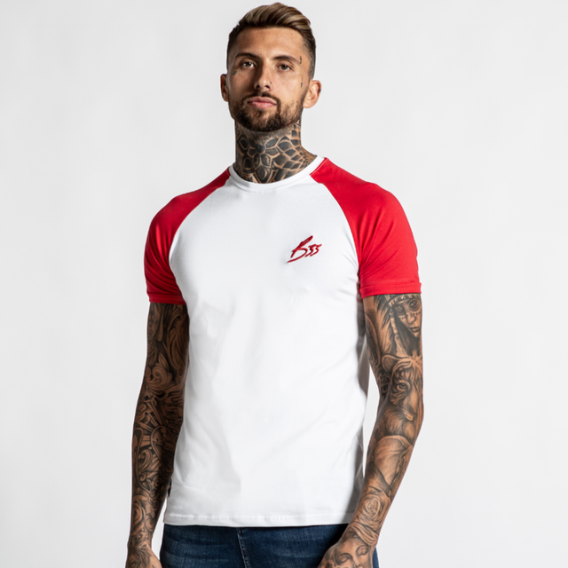 Osman Tee - White/Red