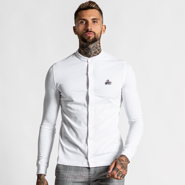 Signature Long Sleeve Shirt - White
