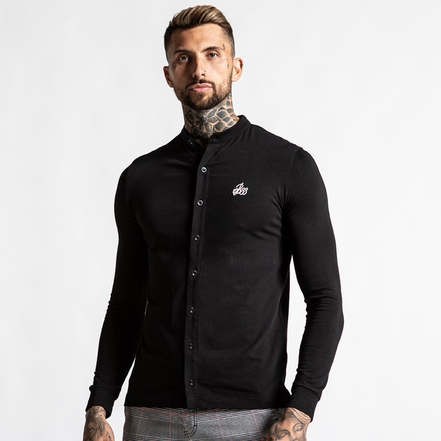 Signature Long Sleeve Shirt - Black