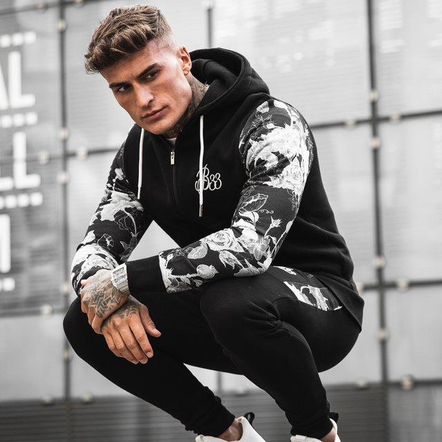 Monochrome Hoodie - Black