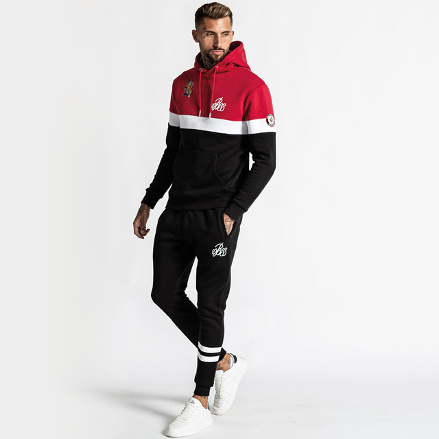 Drew Hoodie - Black/Red/White