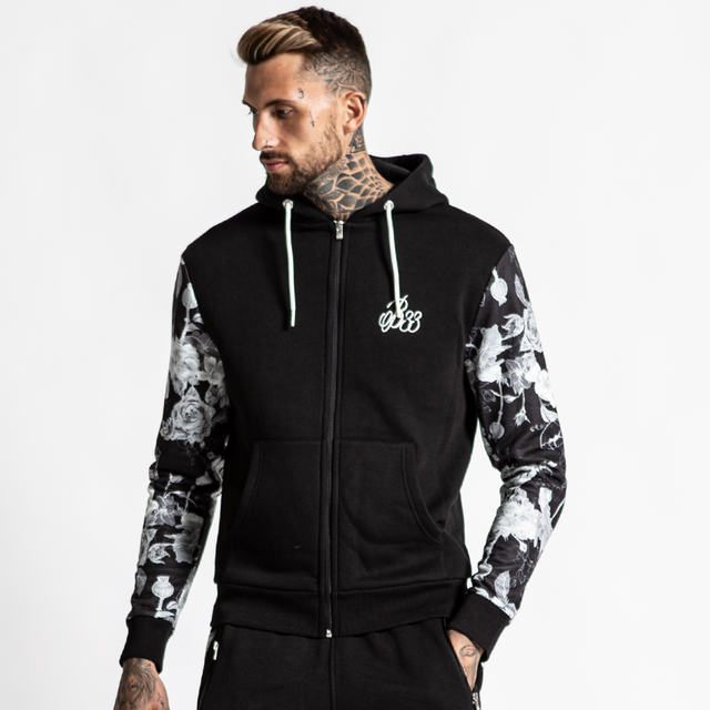 Monochrome Hoodie - Black