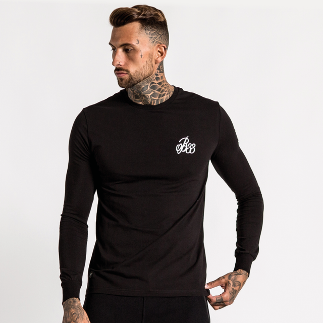 Signature Long Sleeve Tee - Black