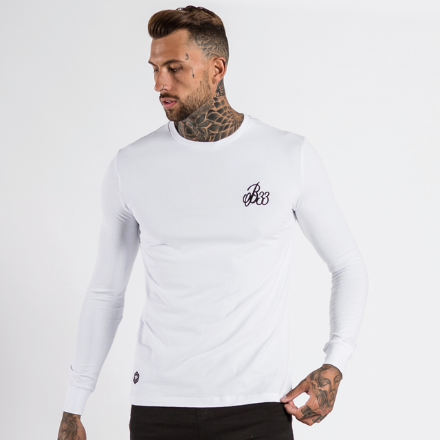Signature Long Sleeve Tee - White