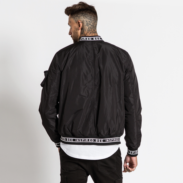 Falcon Bomber Jacket - Black