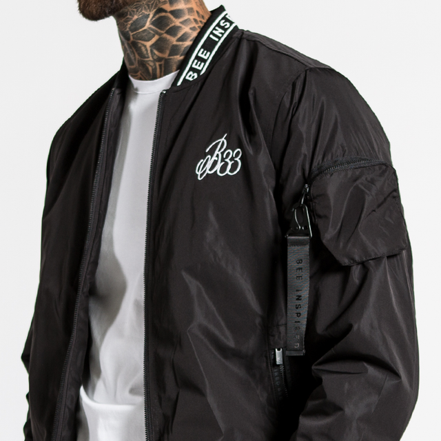 Falcon Bomber Jacket - Black