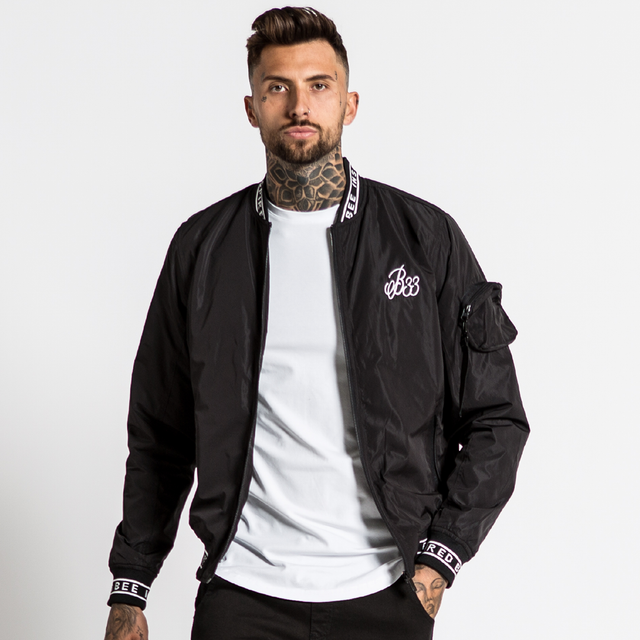 Falcon Bomber Jacket - Black