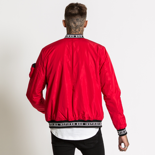 Falcon Bomber Jacket - Red
