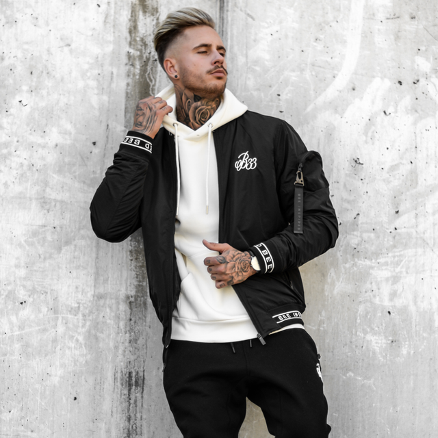 Falcon Bomber Jacket - Black