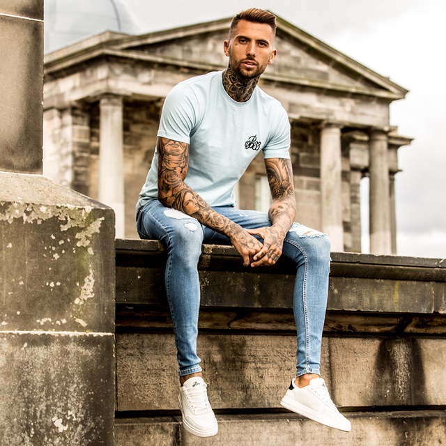 Signature Tee - Sterling Blue