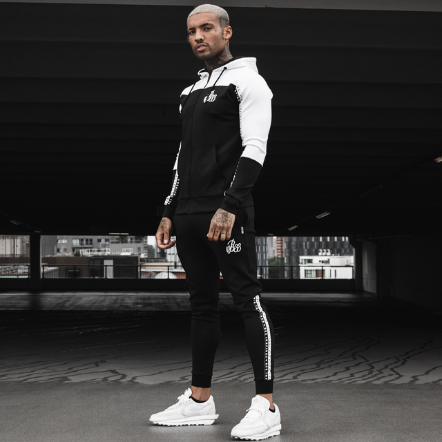 Ashton Hoodie - Black/White