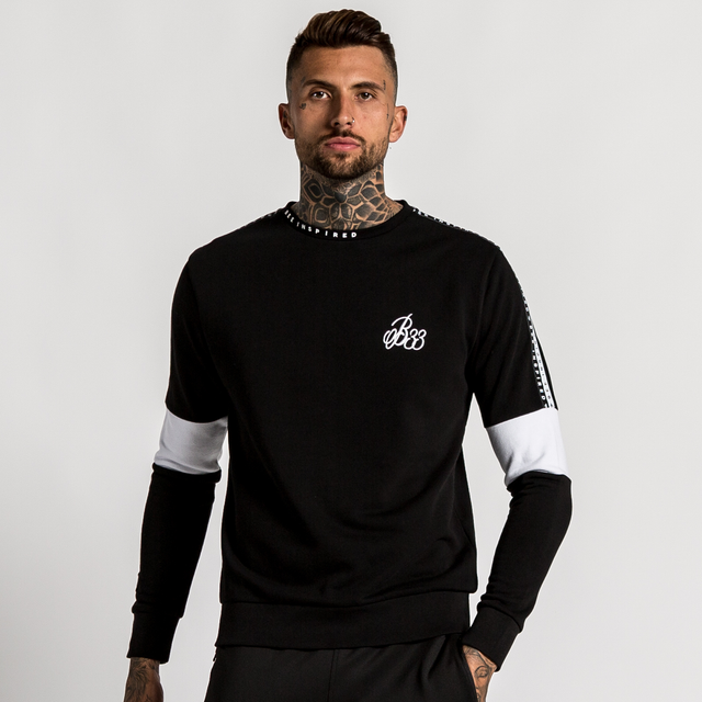 Ashton Crew Sweater - Black