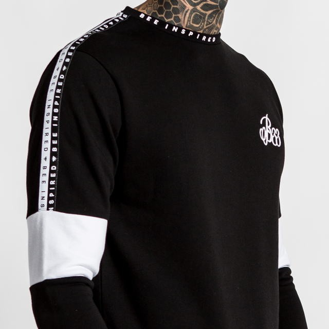 Ashton Crew Sweater - Black
