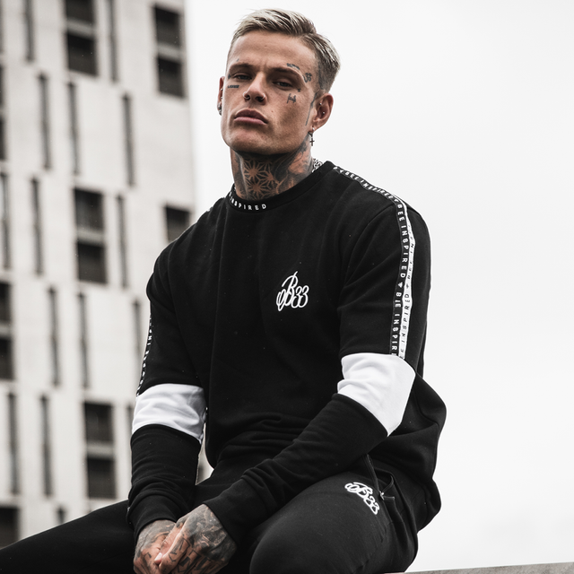 Ashton Crew Sweater - Black