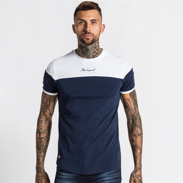 Klass Tee - White/Navy