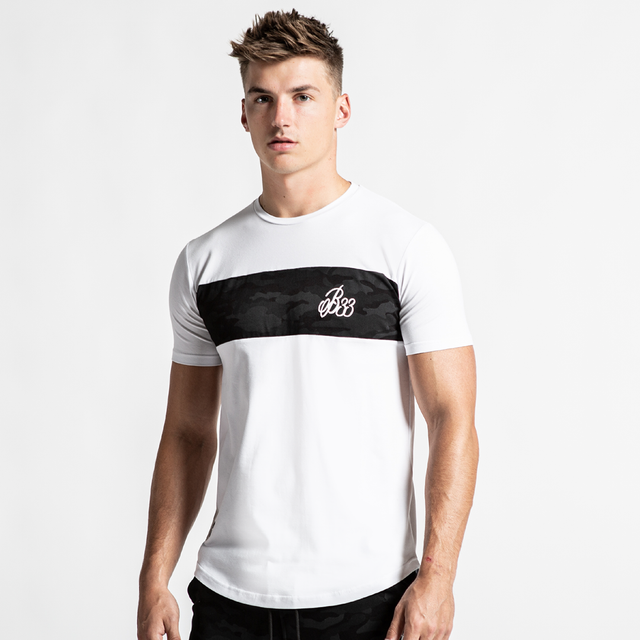 Rokin Tee - White/Black Camo