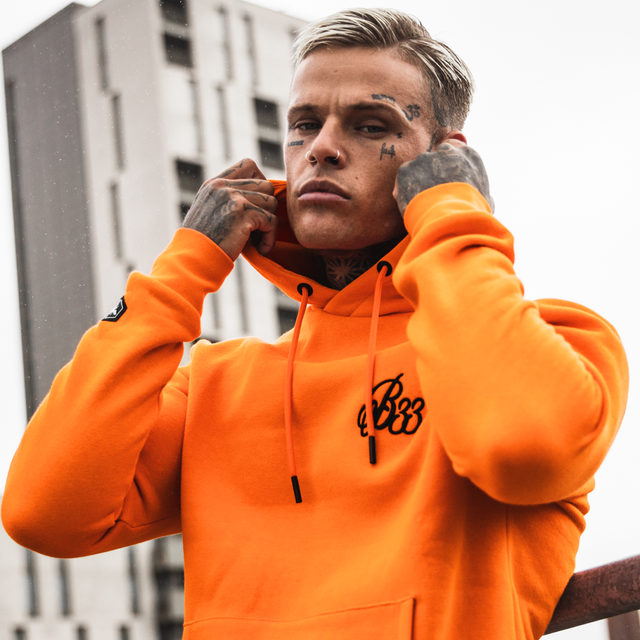 Signature Overhead Hoodie - Orange