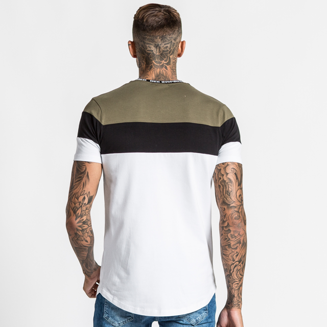 Horizon Tee - White/Khaki/Black