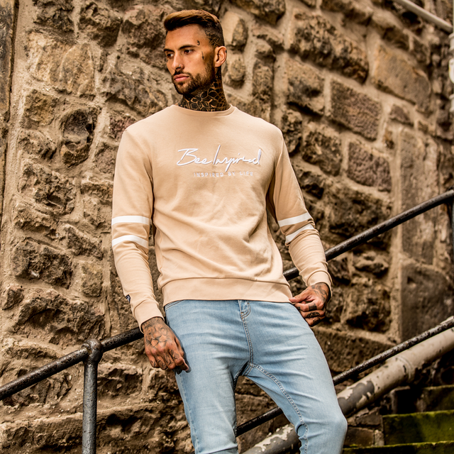 Carran Crew Sweater - Sand