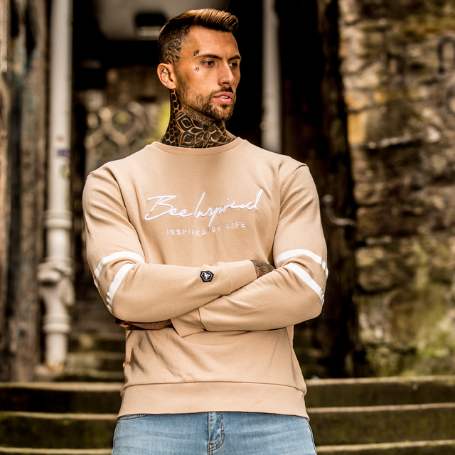 Carran Crew Sweater - Sand
