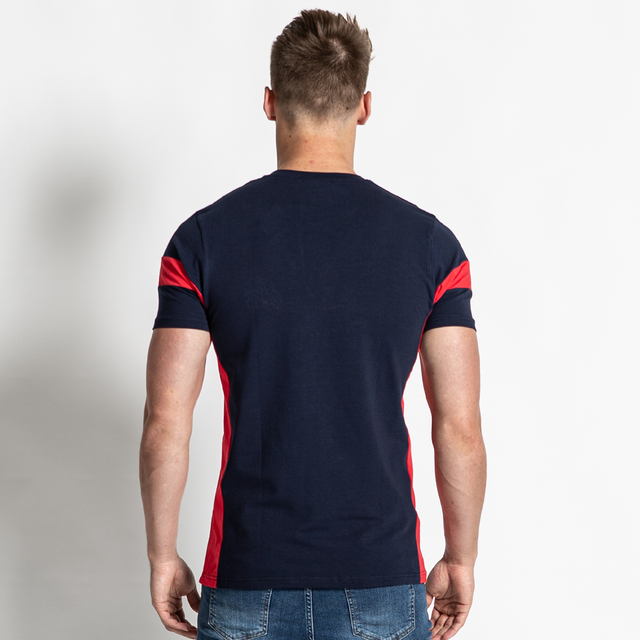 Parlour Tee - Navy/Red