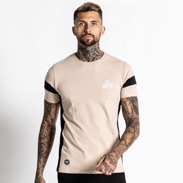 Parlour Tee - Sand/Black