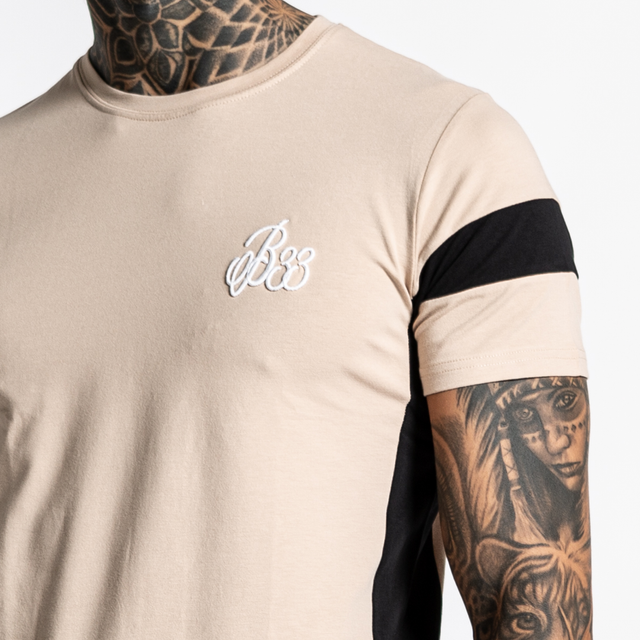 Parlour Tee - Sand/Black