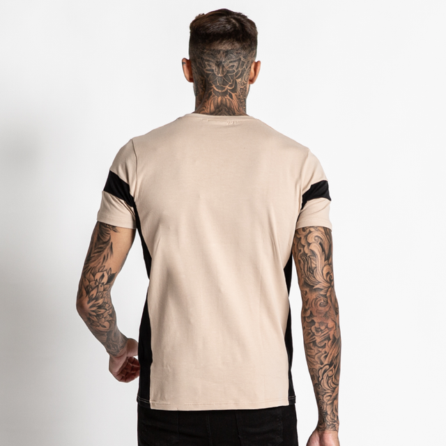 Parlour Tee - Sand/Black