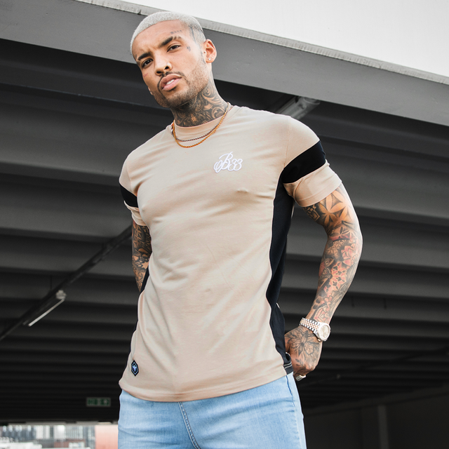 Parlour Tee - Sand/Black