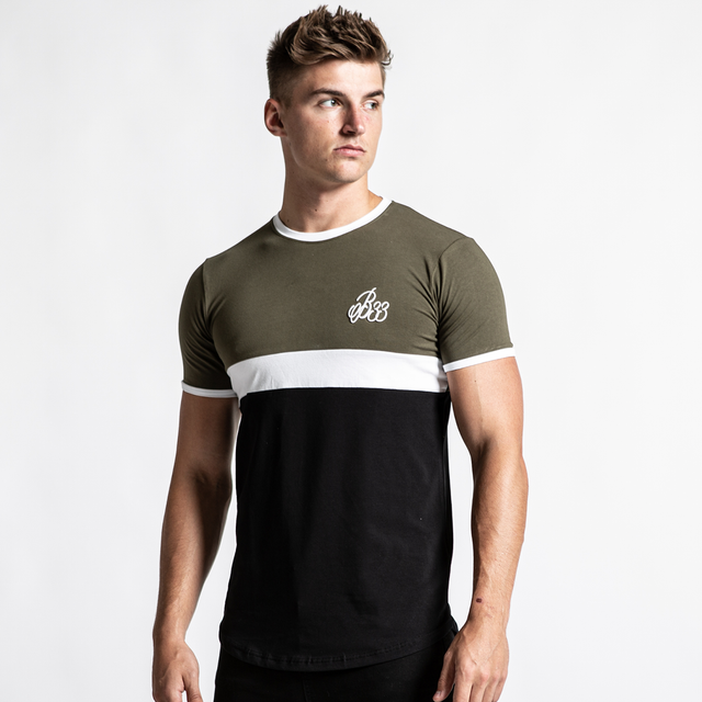 Bentley Tee - Khaki/White/Black
