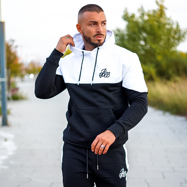 Callao Hoodie - Black/White