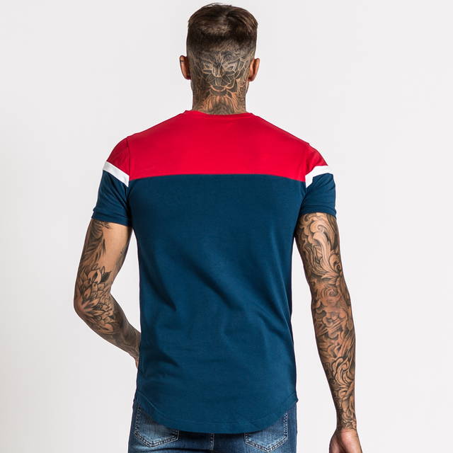 Viales Tee - Blue/Red/White