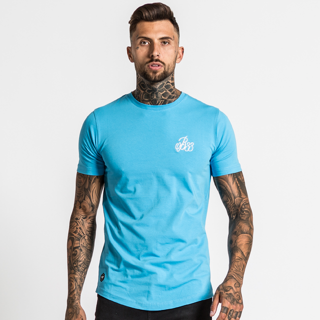 Signature Tee - Aqua