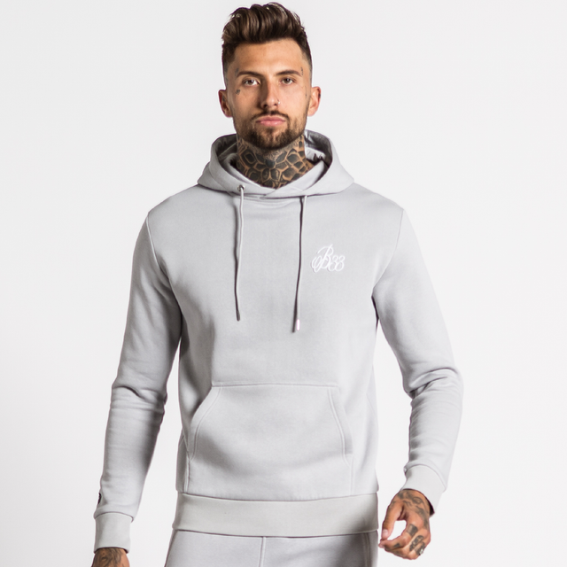 Signature Overhead Hoodie - Light Grey