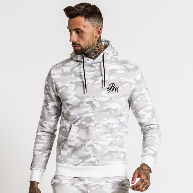 Riga Hoodie - White Camo