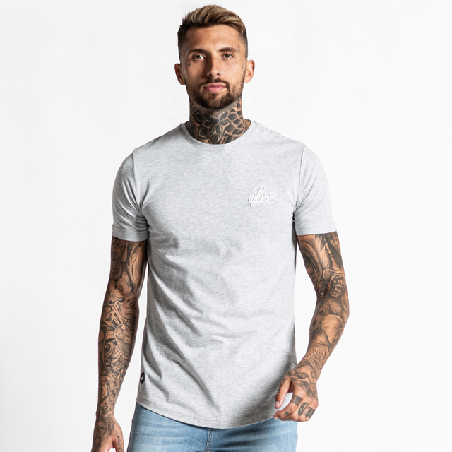 Signature Tee - Grey Marl