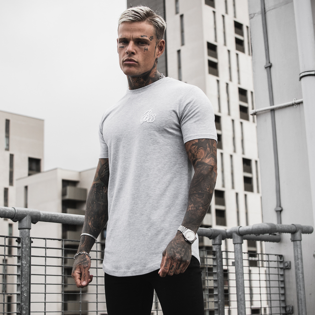 Signature Tee - Grey Marl