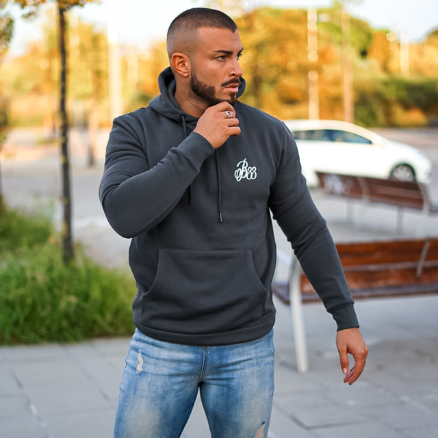 Signature Overhead Hoodie - Charcoal