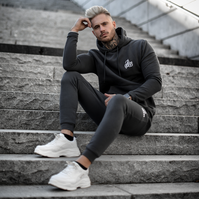 Signature Overhead Hoodie - Charcoal