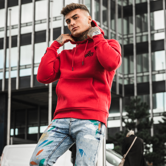 Signature Overhead Hoodie - Chilli Red