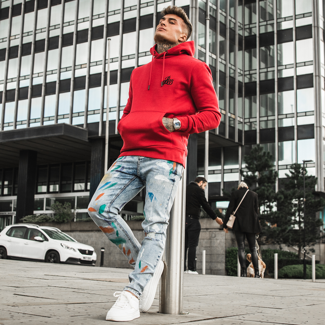 Signature Overhead Hoodie - Chilli Red