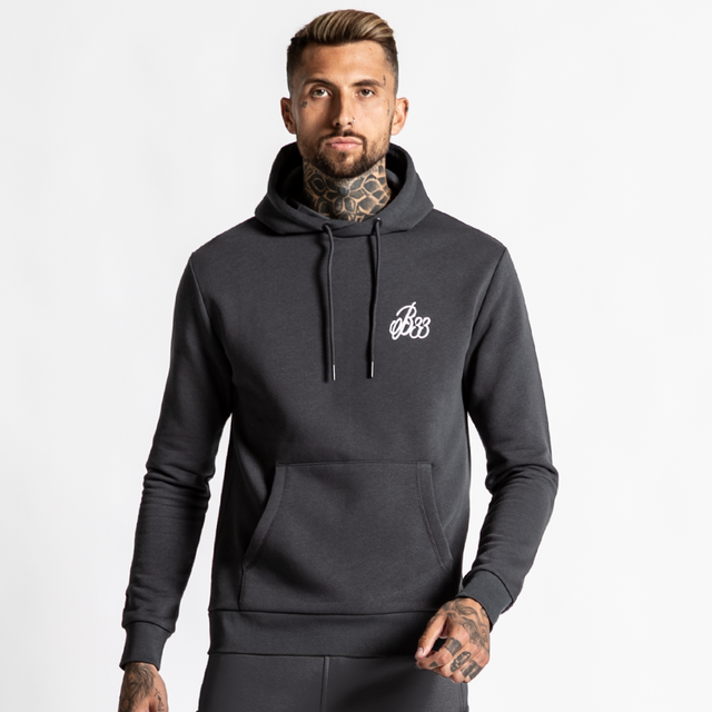Signature Overhead Hoodie - Charcoal