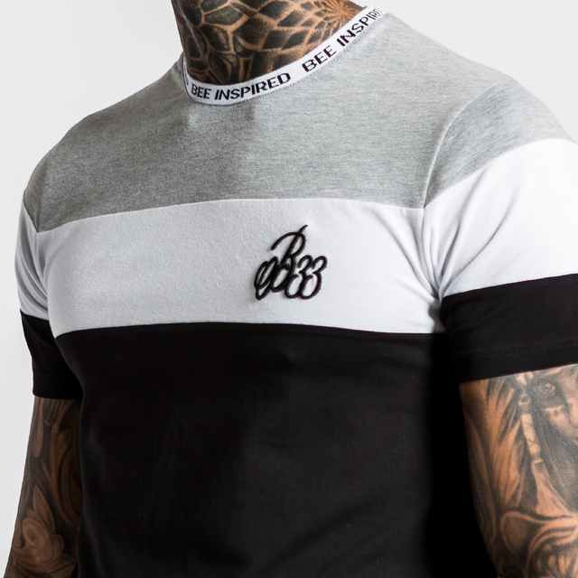 Horizon Tee - Black/Grey/White