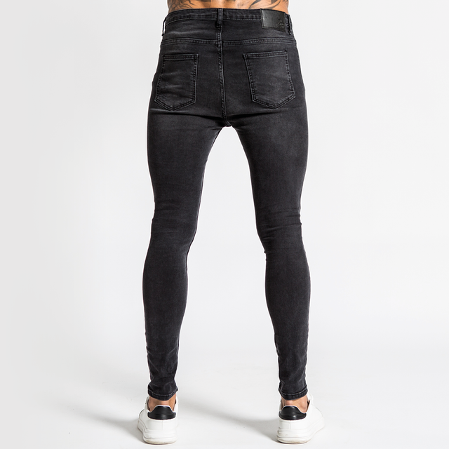 Luca Skinny Stretch - Distressed Black Wash