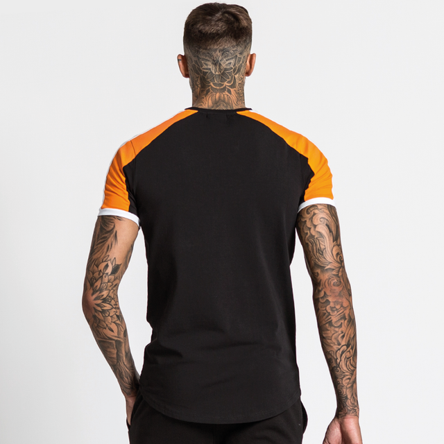 Guard Tee - Black/White/Orange