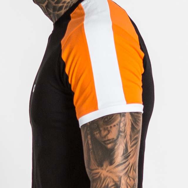 Guard Tee - Black/White/Orange