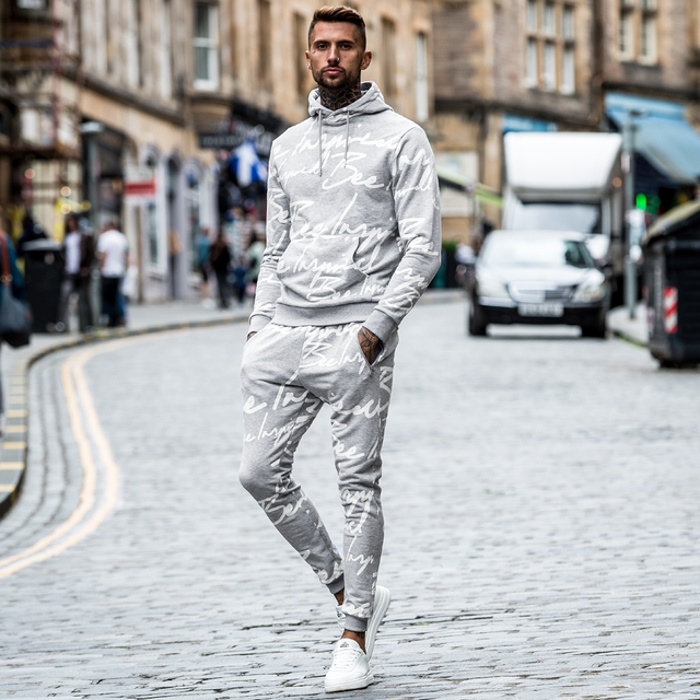 Script Jogpants - Grey