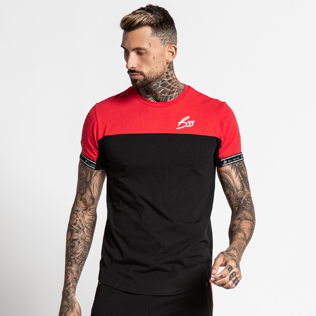 Cavin Tee - Red/Black